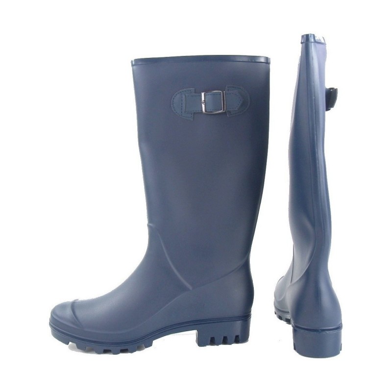 KELARA- BOTTES DE PLUIE  A BOUCLES EN BLEUS