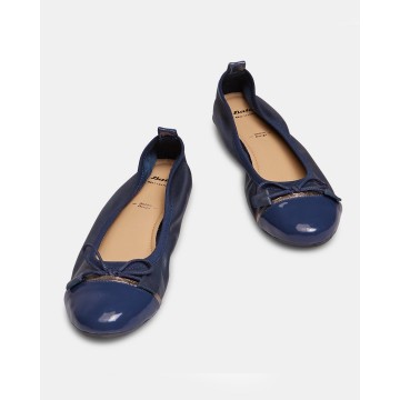 BATA-BALLERINES BLEUS...