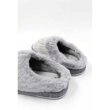 Pantoufles D'hiver Femmes-Gris