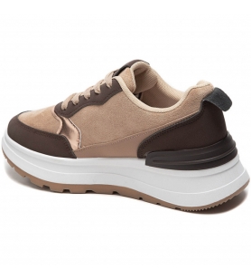 Sneakers À Plateforme En Marrons