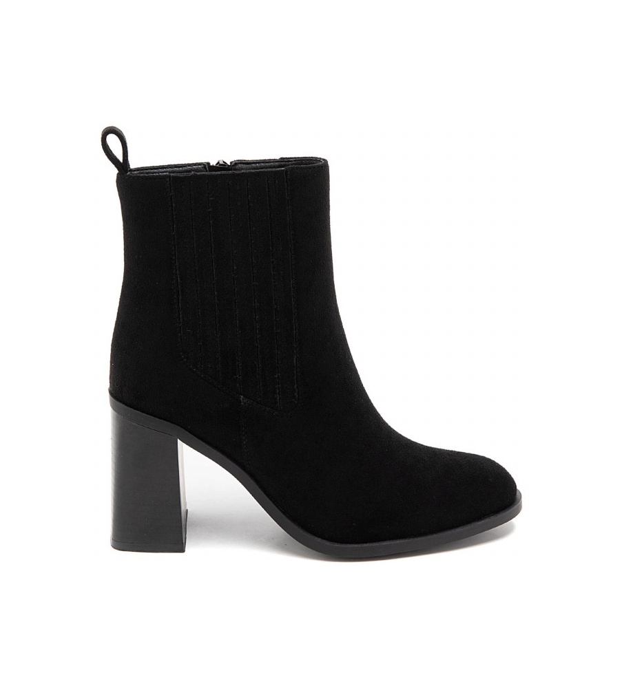 BOTTES HAUTES A TALONS EN NOIRES