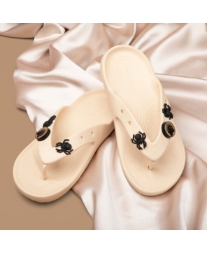Crocs – Tongs Crocs Classic Flip V2 -Beige