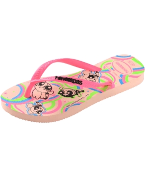 Kids' Powerpuff Girls Slim Flip Flops