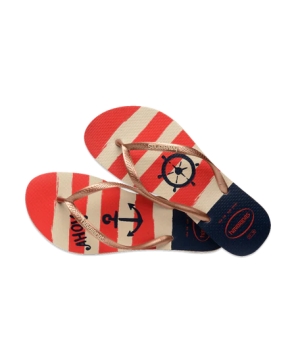 Slim Nautical Flip Flops