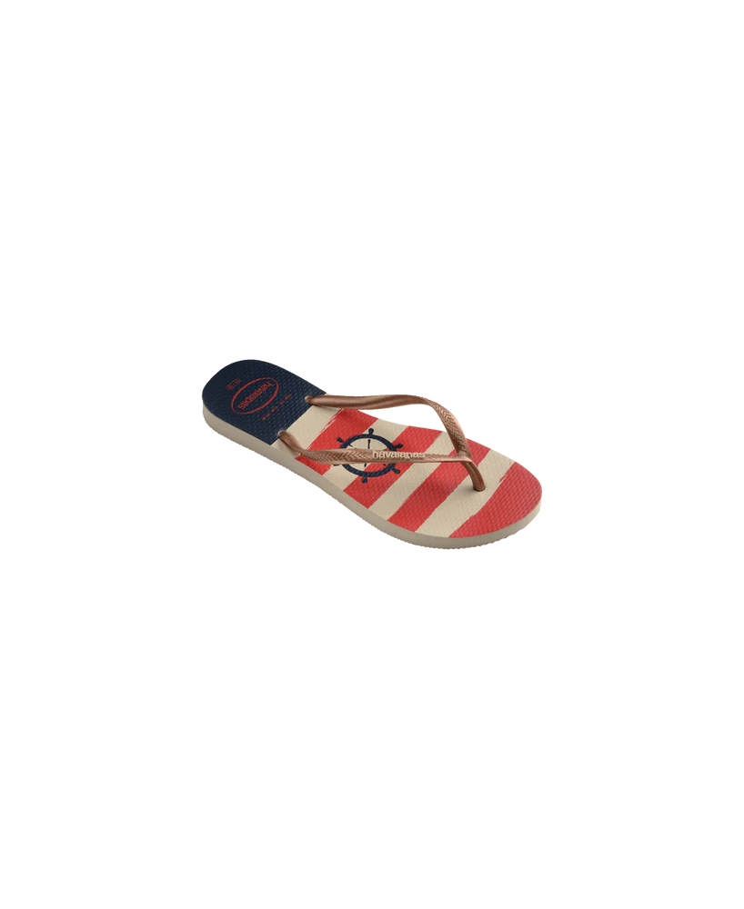 Slim Nautical Flip Flops
