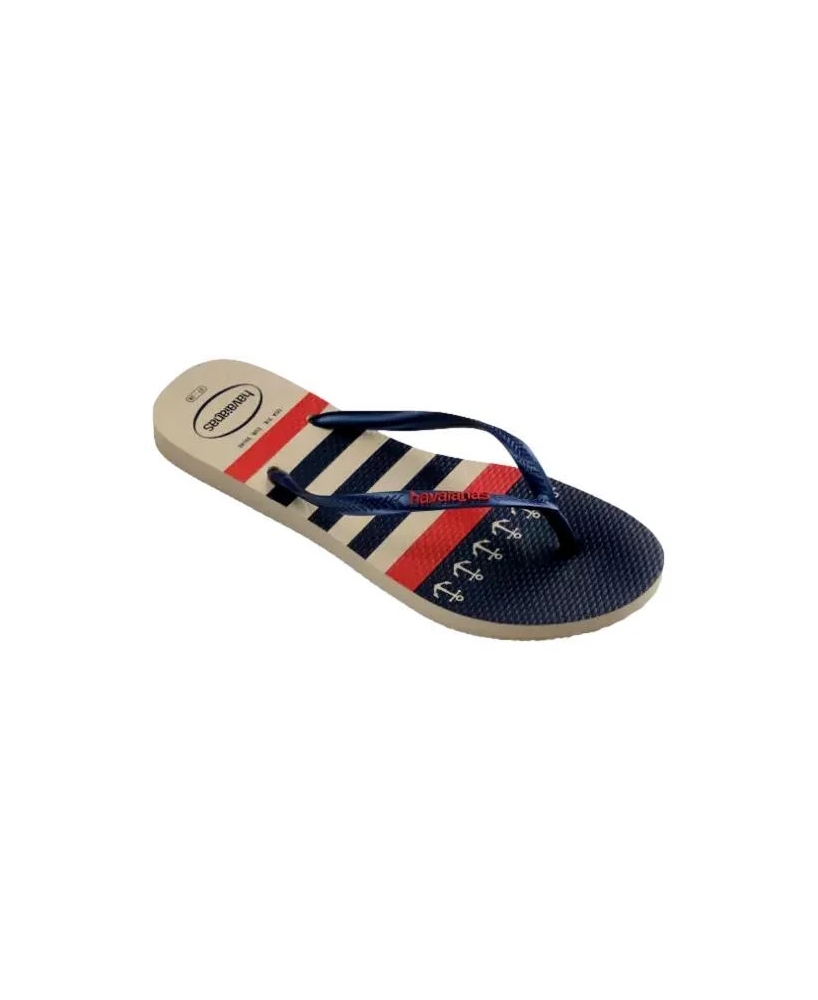 Slim Nautical Flip Flops