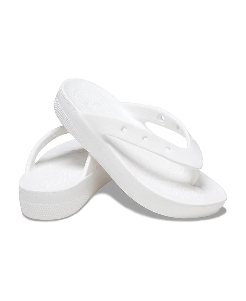 Crocs Classic Platform Blanc