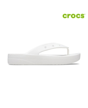 Crocs Classic Platform Blanc