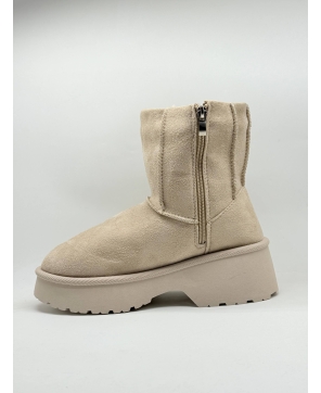 Bottes De Neiges En Beiges