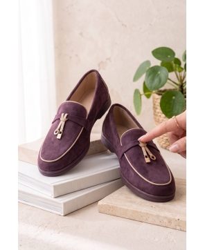 SHOES £ BAGS COLECTION-Mocassins en daim