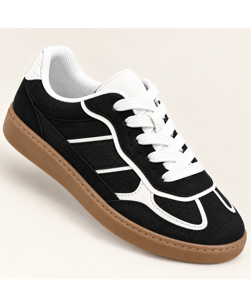 SHOES £ BAGS COLLECTION - SNEAKERS A LACETS NOIRES
