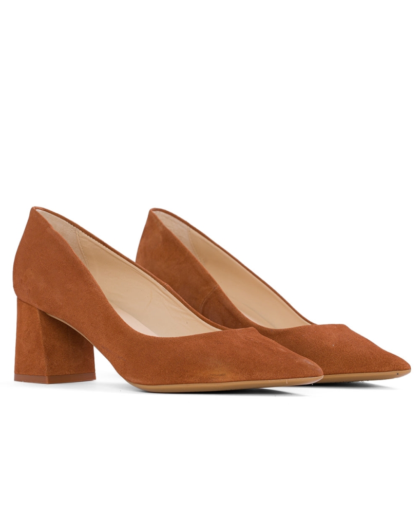 ESCARPINS FEMME DAIM A TALON