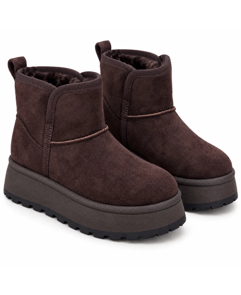 Bottes De Neiges En Marrons