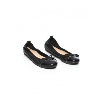 BATA-BALLERINES NOIRES 100%...